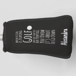 Funny Golfer Gifts For Her Teen Girls Women Player Golfheadcover