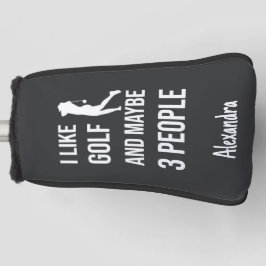 Funny Golfer Gifts For Her Women Sports Player Golfheadcover