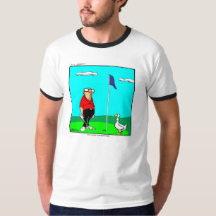 Funny Golfer & Goose Tee Shirt