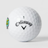 FUNNY GOLFER LADIES GOLFBALLEN (Logo)