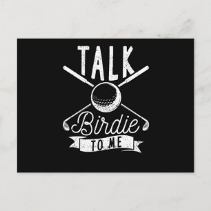 Funny golfer pun golfer humor talk briefkaart
