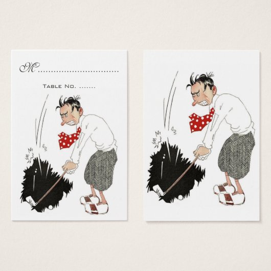 Funny Golfer Visitekaartjes (Voorkant /achterkant)