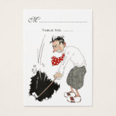 Funny Golfer Visitekaartjes (Voorkant)