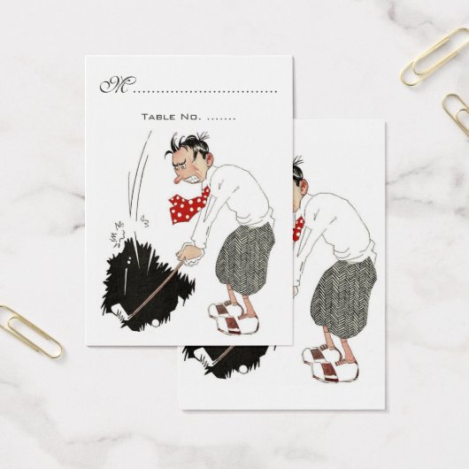 Funny Golfer Visitekaartjes (Kantoor)