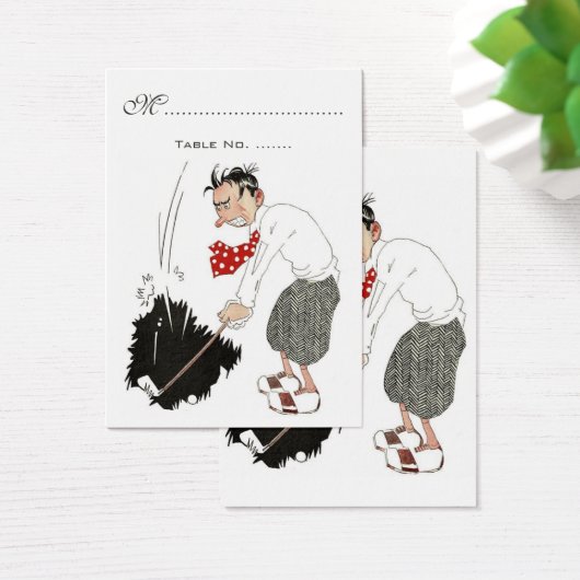 Funny Golfer Visitekaartjes (Bureau)