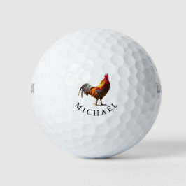 Funny Golfer's Personal Gift Chicken Golfballen
