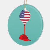 Funny Golfing Baseball Pet apparel Sports Pet Keramisch Ornament (Links)