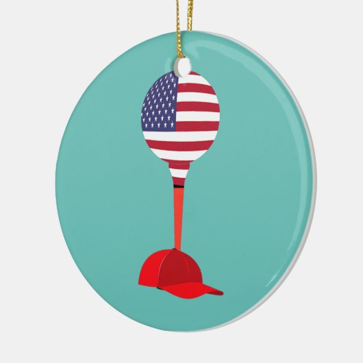 Funny Golfing Baseball Pet apparel Sports Pet Keramisch Ornament (Links)