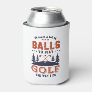 Funny Golfing Golfer-veel ballen voor Golf Blikjeskoeler