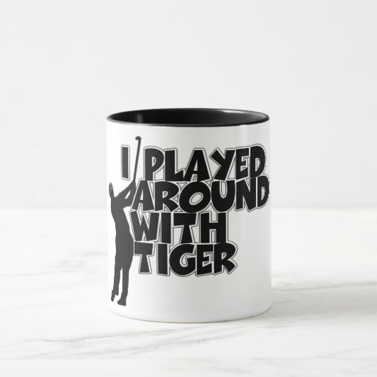 Funny golfing mok (Midden)