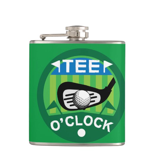 Funny Golfing Pros Golfing Fanatics Sports Flask Heupfles (Voorkant)