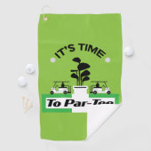 Funny Golfing Pros Golfing Fanatics Sports Golfhanddoek (Insitu)