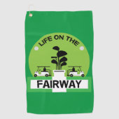 Funny Golfing Pros Golfing Fanatics Sports Golfhanddoek (Voorkant)