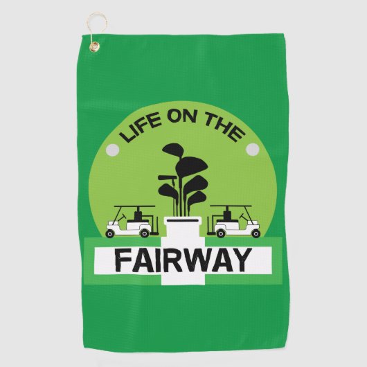 Funny Golfing Pros Golfing Fanatics Sports Golfhanddoek (Voorkant)