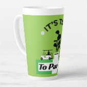 Funny Golfing Pros Golfing Fanatics Sports Latte Mok (Linkerhoek)