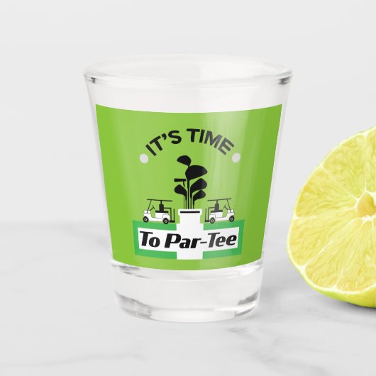 Funny Golfing Pros Golfing Fanatics Sports Shot Glas (Voorkant)