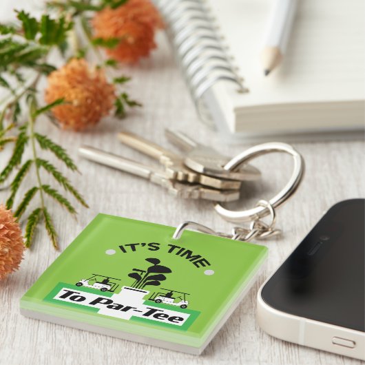 Funny Golfing Pros Golfing Fanatics Sports Sleutelhanger (Voorkant Rechts)