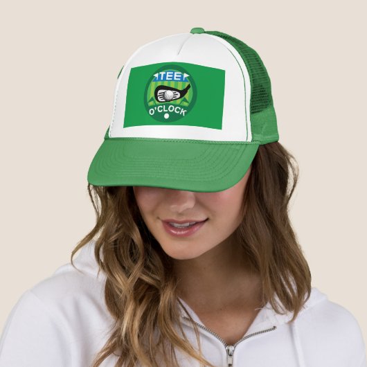 Funny Golfing Pros Golfing Fanatics Trucker Pet (In situ)