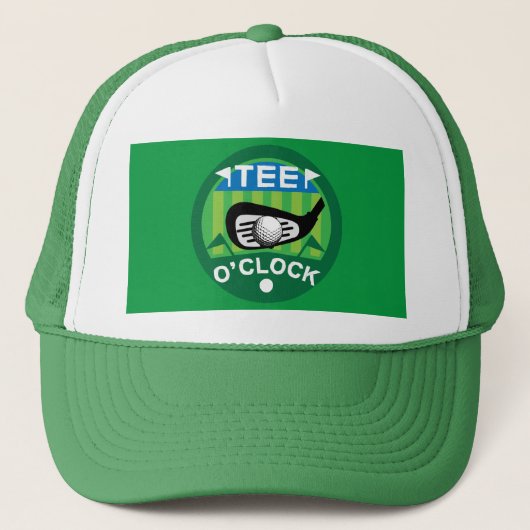 Funny Golfing Pros Golfing Fanatics Trucker Pet (Voorkant)