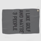 Funny Golfing Sarcastic Sayings Golf Golfhanddoek (Horizontaal)