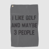 Funny Golfing Sarcastic Sayings Golf Golfhanddoek (Voorkant)