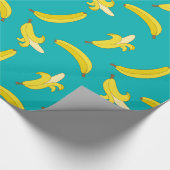 Funny Gone Bananas geïllustreerd patroon Cadeaupapier (Hoek)