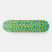 Funny Gone Bananas geïllustreerd patroon Persoonlijk Skateboard (Horizontaal)