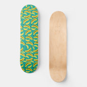 Funny Gone Bananas geïllustreerd patroon Persoonlijk Skateboard (Voorkant)