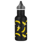 Funny Gone Bananas geïllustreerd patroon Waterfles (Links)