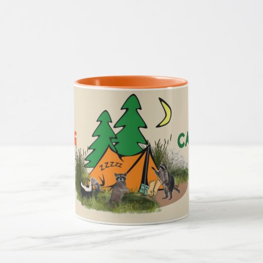 Funny Gone Camping Funny Mug Mok (Midden)