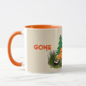 Funny Gone Camping Funny Mug Mok (Links)