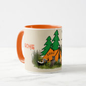 Funny Gone Camping Funny Mug Mok (Voorkant links)