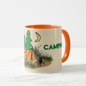 Funny Gone Camping Funny Mug Mok (Voorkant rechts)