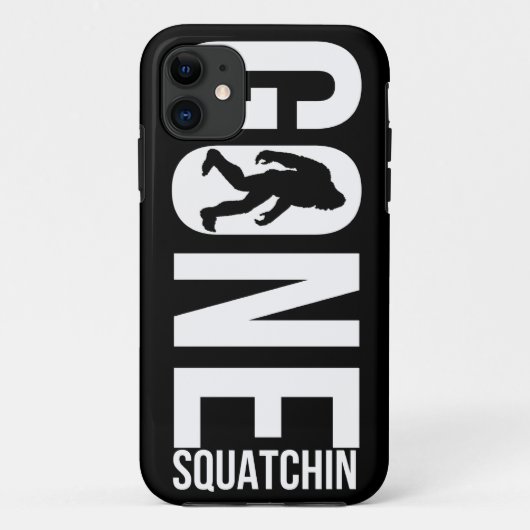 Funny Gone Squatchin Case-Mate iPhone Case (Achterkant)