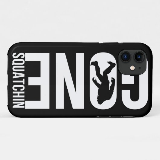 Funny Gone Squatchin Case-Mate iPhone Case (Achterkant (horizontaal))