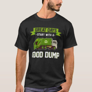Funny Good Dump Truck Garbgeman Rec T-shirt