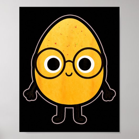 Funny Good Egg Teacher Halloween Costume The Smart Poster (Voorkant)