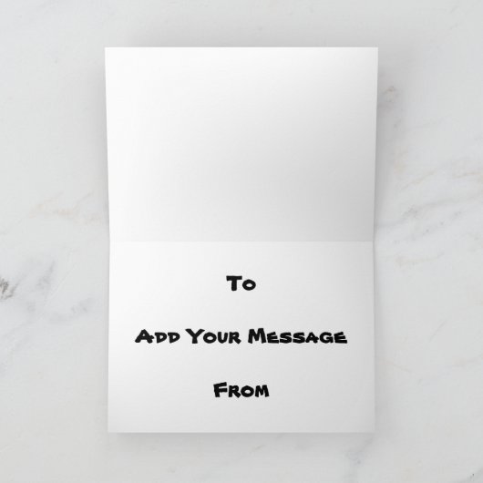 Funny Good Luck Kaart (Binnen)