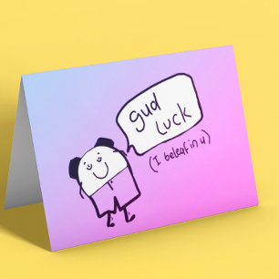 Funny Good Luck Kaart