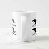Funny Good Morning Pooping Dog Grote Koffiekop (Achterkant)