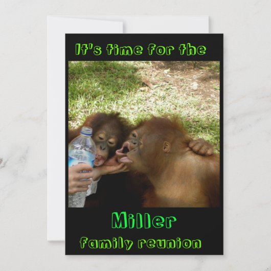 Funny Good Times Family Reunion Kaart (Voorkant)