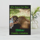 Funny Good Times Family Reunion Kaart (Staand voorkant)