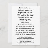 Funny Good Times Family Reunion Kaart (Achterkant)