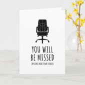 Funny Goodbye Kaart, Rude Farewell Kaart, Funny Ca Kaart (Gele Bloem)