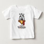 Funny Goofy Turkey Face Personalised Cartoon (Voorkant)