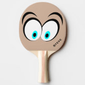Funny Googly Eyes Custom Ping Pong Paddle Tafeltennisbatje (Achterkant)
