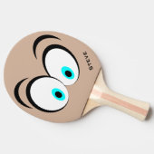 Funny Googly Eyes Custom Ping Pong Paddle Tafeltennisbatje (Zijkant)