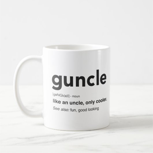 Funny Goom Definition Print Koffiemok (Links)