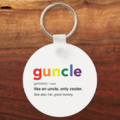 Funny Goom Definition Print Sleutelhanger (Voorkant)