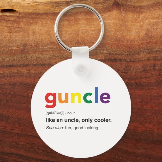 Funny Goom Definition Print Sleutelhanger (Voorkant)